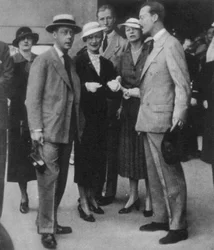 Prinz Edward und Wallis Warfield Simpson auf einer königlichen Kreuzfahrt, 1936